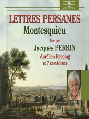 cover image of Les lettres persanes